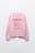 Свитшот из футера с принтом - цвет розовый - 7