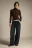 Джинсы baggy fit утепленные с начесом - цвет черный - 4
