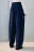 Брюки barrel fit костюмные - цвет синий - 4
