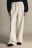 Брюки из теплого трикотажа - цвет молочный - 3