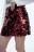 Юбка-шорты с крупными пайетками - цвет красный - 7