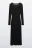 Платье макси с люрексом и стразами - цвет черный - 7
