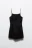 платье мини на бретельках с пушистой бахромой - цвет черный - 7