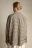 Рубашка oversize в клетку - цвет бежевый - 3
