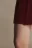 Юбка мини вязаная в складку - цвет бордовый - 6