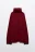 Свитер свободный с шерстью - цвет бордовый - 7