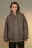 Куртка-бомбер oversize с капюшоном - цвет коричневый - 2