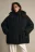 Куртка oversize с капюшоном - цвет черный - 4