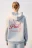Худи oversize спортивная с принтом - цвет серый - 6