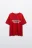 Футболка с рождественским принтом - цвет красный - 10