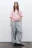 Футболка oversize удлиненная с принтом - цвет розовый - 6
