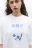 Футболка oversize удлиненная с принтом - цвет белый - 6