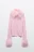 Джемпер на пуговицах с пушистой отделкой - цвет розовый - 8