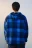 Худи-зипка флисовая с капюшоном - цвет синий - 3
