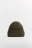 Шапка-бини шерстяная с утеплением - цвет зеленый - 3