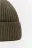 Шапка-бини шерстяная с утеплением - цвет зеленый - 4