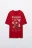Футболка пижамная с новогодним принтом - цвет красный - 9