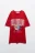 Футболка с новогодним принтом - цвет красный - 8