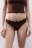 Трусы-стринги с кружевом - цвет коричневый - 2