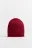 Шапка вязаная с шерстью - цвет бордовый - 3