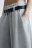 Брюки barrel fit из футера с ремнем - цвет серый - 6