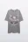 Футболка хлопковая с принтом - цвет серый - 1