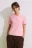 Футболка-поло хлопковая - цвет розовый - 3