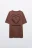 Футболка оверсайз с принтом - цвет коричневый - 11