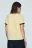Футболка хлопковая с принтом и контрастным кантом - цвет желтый - 3