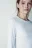 Лонгслив облегающий в рубчик - цвет белый - 6