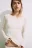 Лонгслив oversize с имитацией топа - цвет молочный - 1