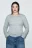 Лонгслив oversize с имитацией топа - цвет серый - 2