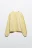 Свитшот базовый из хлопкового трикотажа - цвет желтый - 1