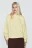 Свитшот базовый из хлопкового трикотажа - цвет желтый - 3