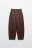 Брюки barrel fit из хлопка - цвет коричневый - 1