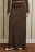 Юбка макси прямая из модала - цвет коричневый - 2