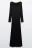 Платье-футляр макси - цвет черный - 7