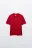 Футболка-поло вязаная - цвет красный - 8