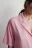 Блузка домашняя с атласной фактурой - цвет розовый - 6