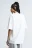 Футболка хлопковая oversize с надписью - цвет белый - 4