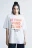 Футболка хлопковая oversize с надписью - цвет серый - 3