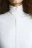 Блузка-боди с высокими вырезами и воротником-стойкой - цвет белый - 6