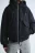 Куртка свободного кроя с капюшоном - цвет черный - 5