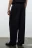Брюки wide leg костюмные - цвет черный - 3