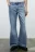 Джинсы клеш со средней посадкой - цвет голубой - 2