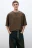 Футболка oversize плотная - цвет коричневый - 2
