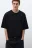 Футболка oversize плотная - цвет черный - 1