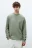 Лонгслив хенли трикотажный на пуговицах - цвет зеленый - 3
