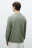 Лонгслив хенли трикотажный на пуговицах - цвет зеленый - 4