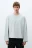 Лонгслив хлопковый базовый - цвет серый - 3